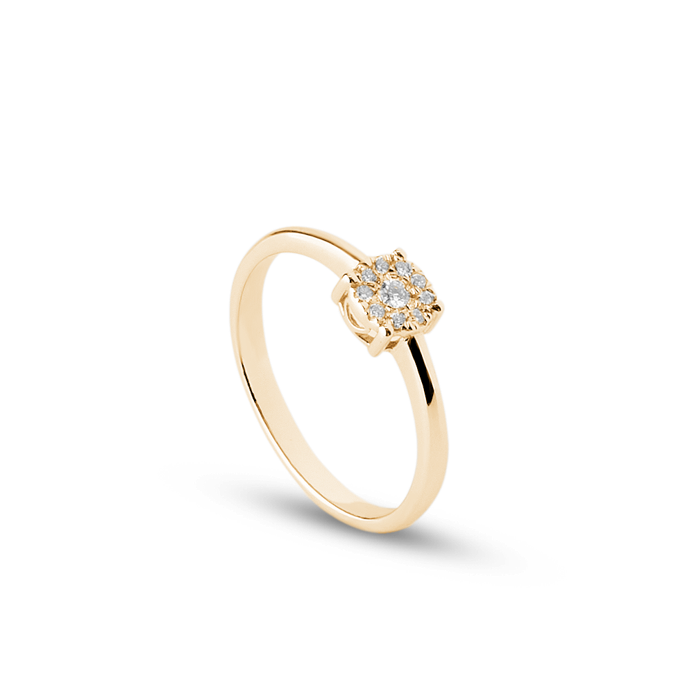 Anello Lyra Parure 0,08 ct
