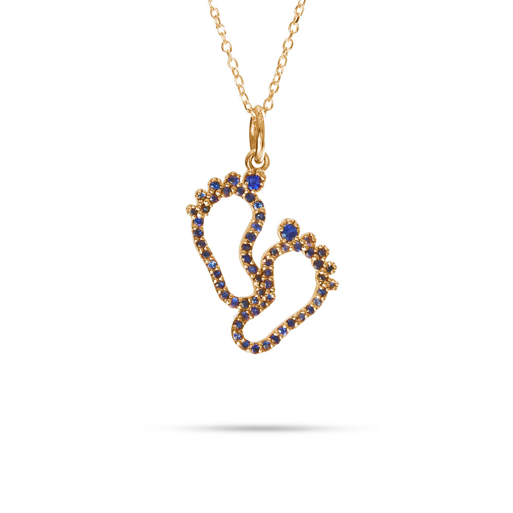 Pendente Piedini Blu 0,39 ct