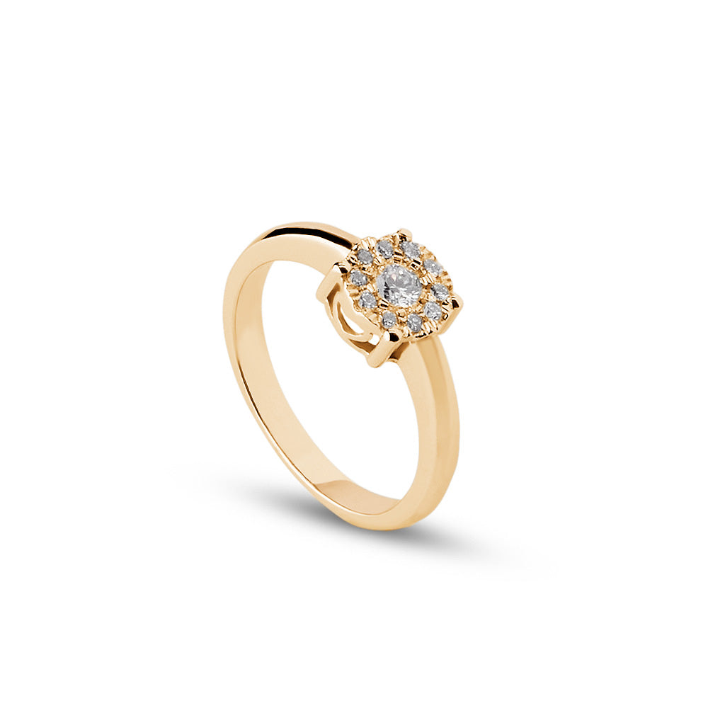 Anello Lyra 0,20 ct