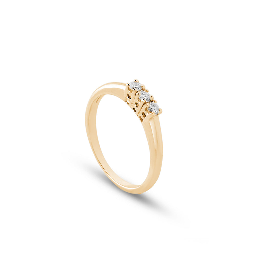 Anello Trilogy 0,16 ct