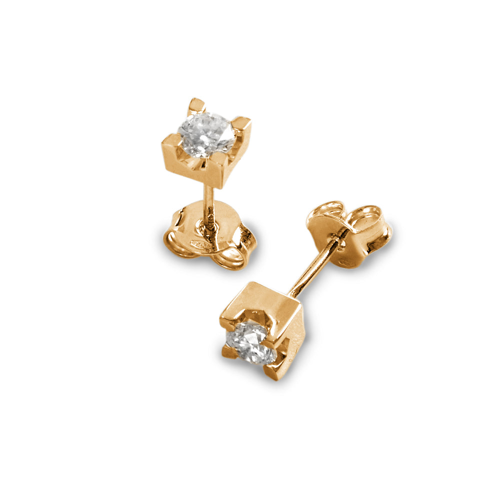 Orecchini Punto Luce Torniti parure 0,48 ct