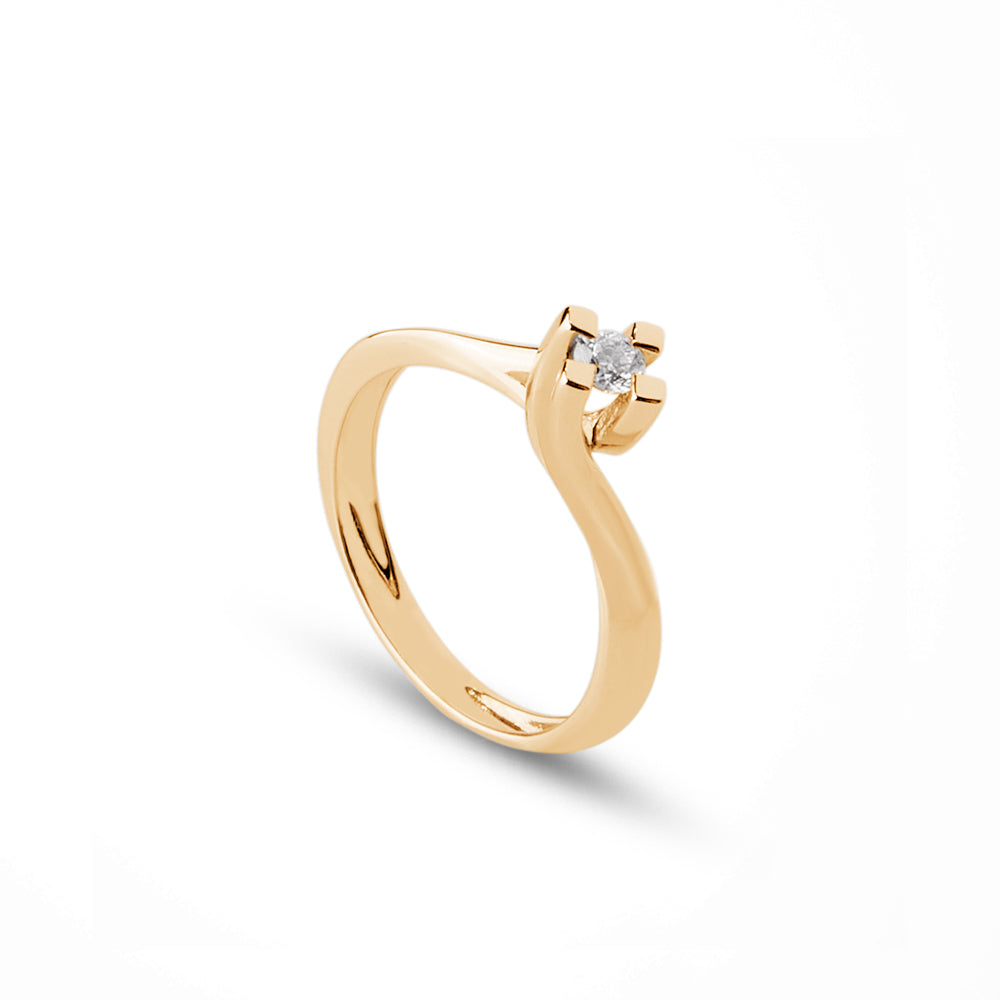 Anello Valentino 0,12 ct
