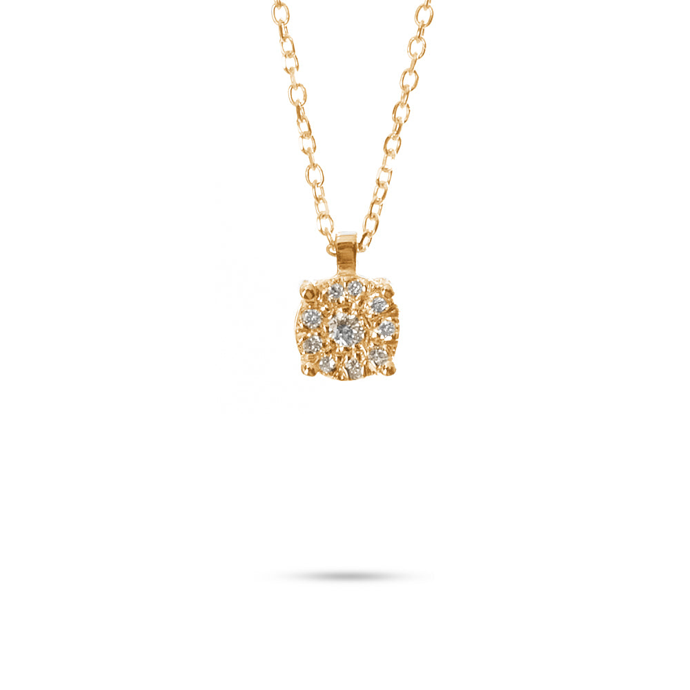 Collana Punto Luce Lyra parure 0,08 ct