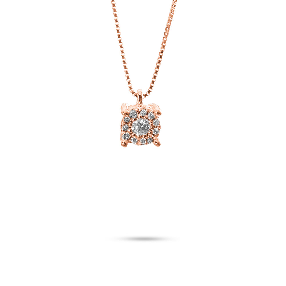 Collana Punto Luce Ara Parure 0,11 ct