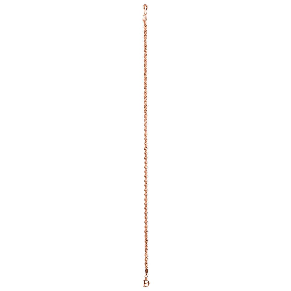 Bracciale Fune Oro Bianco 2,25 gr