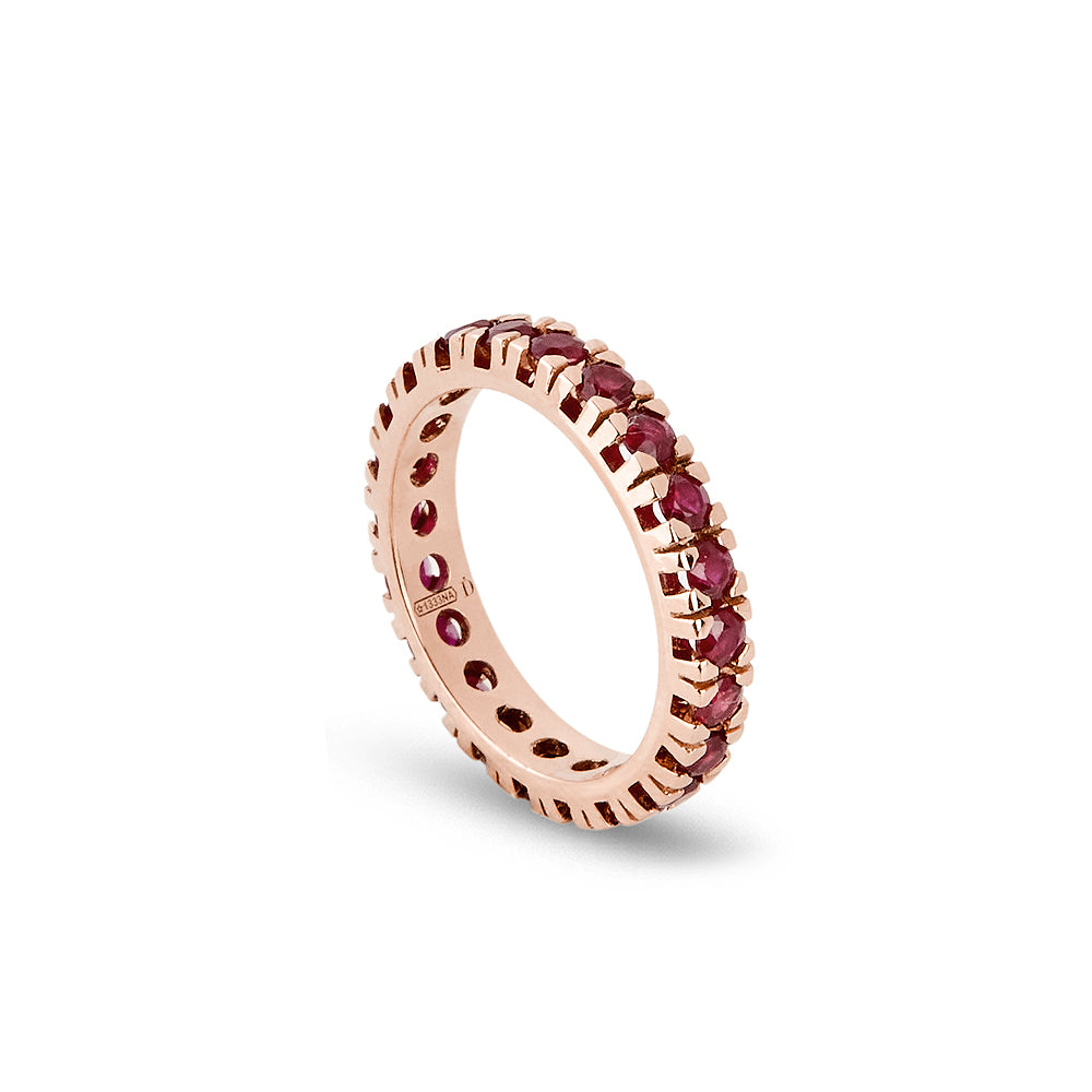 Anello Veretta Rubini 1,78 ct