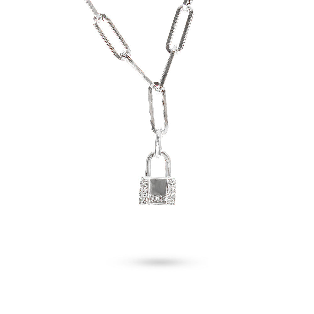 Collana Ciondolo Catenaccio Gold 0,22 ct