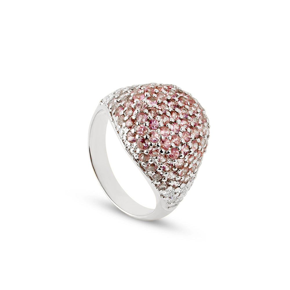 Anello Chevalier Pink Sapphire 4,18 ct