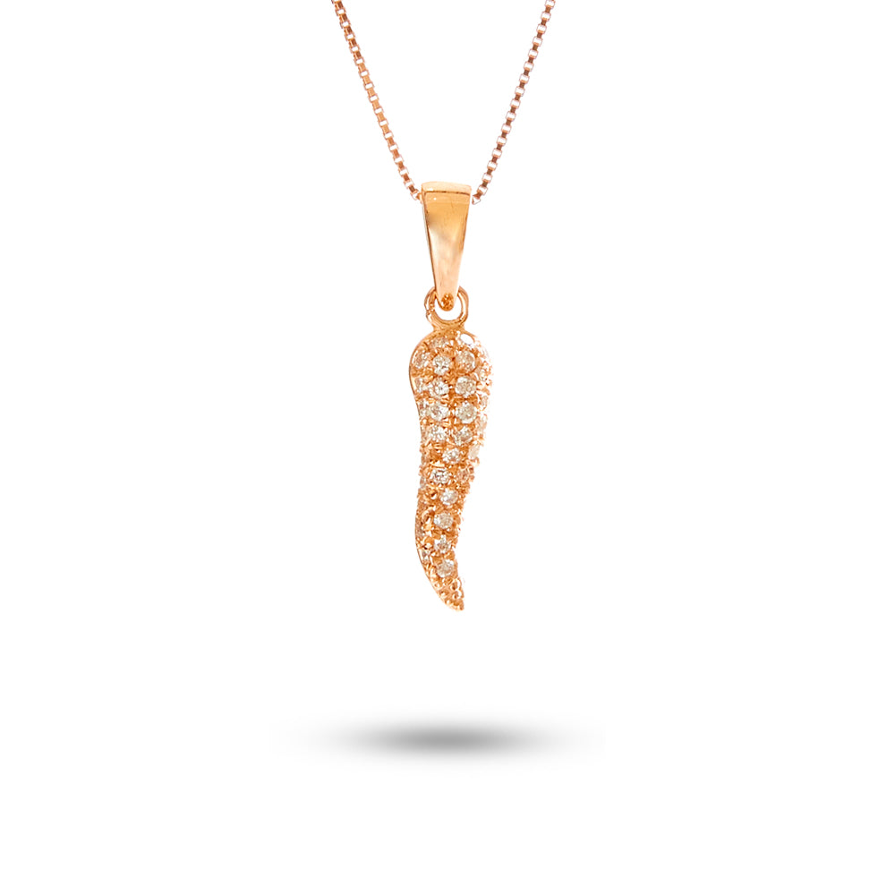 Pendente Corno 0,22 ct