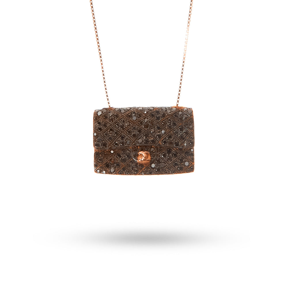 Collana Ciondolo Borsa  0,97 ct