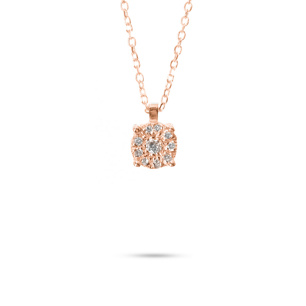 Collana Punto Luce Lyra parure 0,08 ct