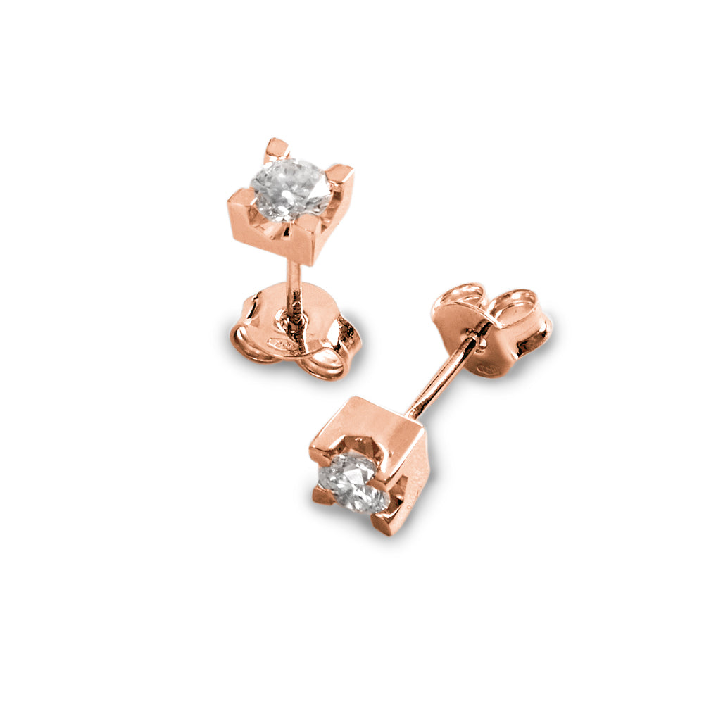 Orecchini Punto Luce Torniti parure 0,48 ct