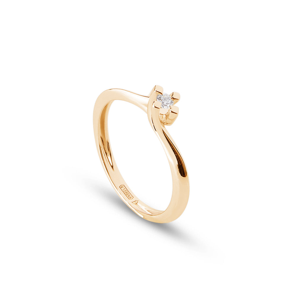 Anello Valentino 0,04 ct