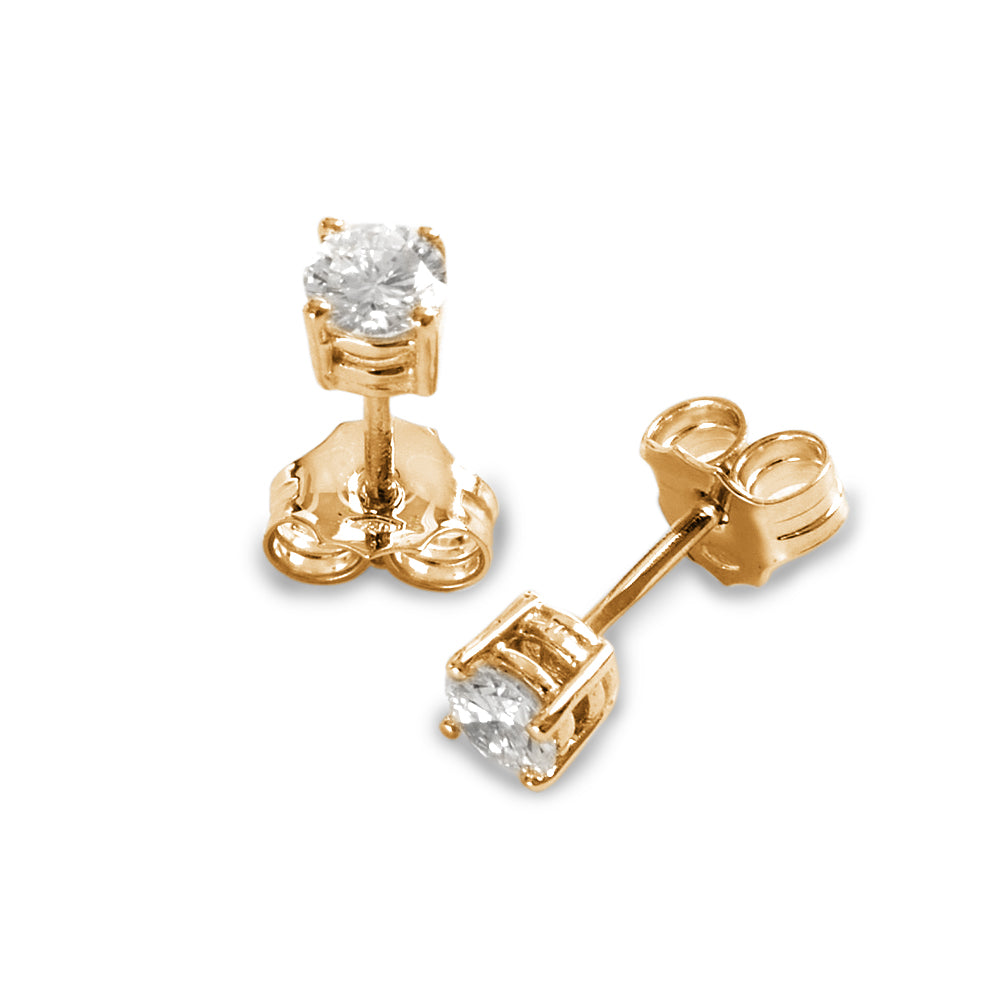 Orecchini Punto Luce a Filo parure 0,51 ct