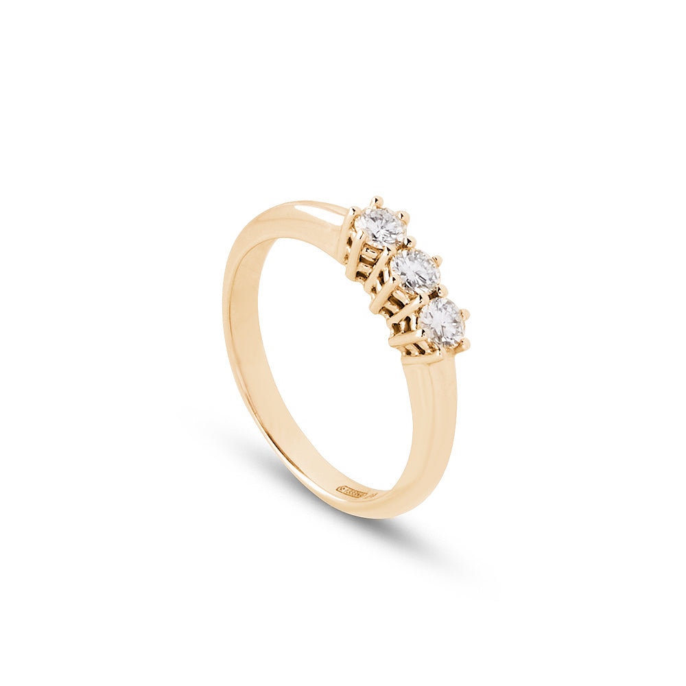 Anello Trilogy 0,40 ct