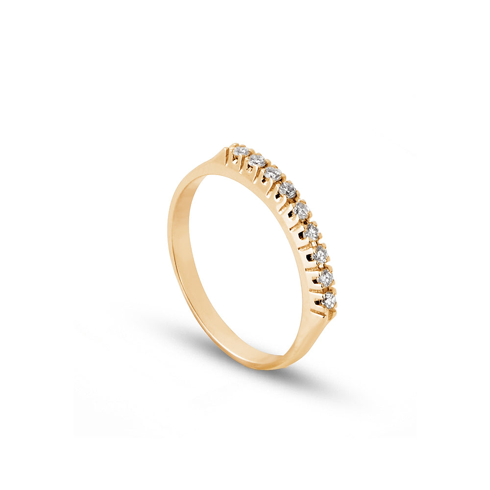 Anello Veretta 0,195 ct