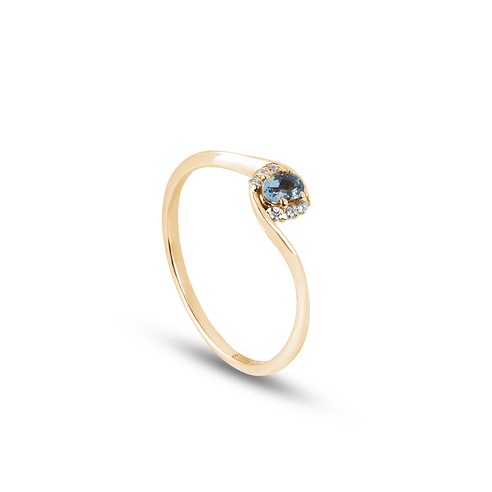 Anello Dharia Parure 0,14 ct
