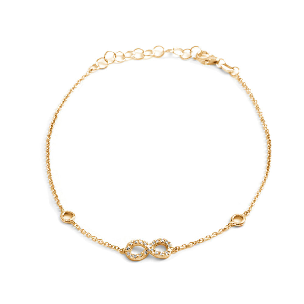 Bracciale Infinito 0,09 ct