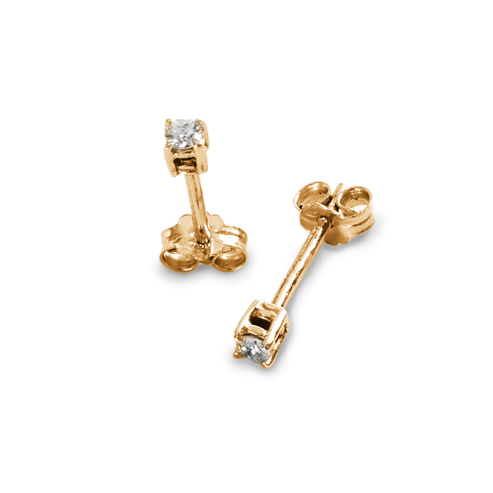 Orecchini Punto Luce a Filo parure 0,08 ct