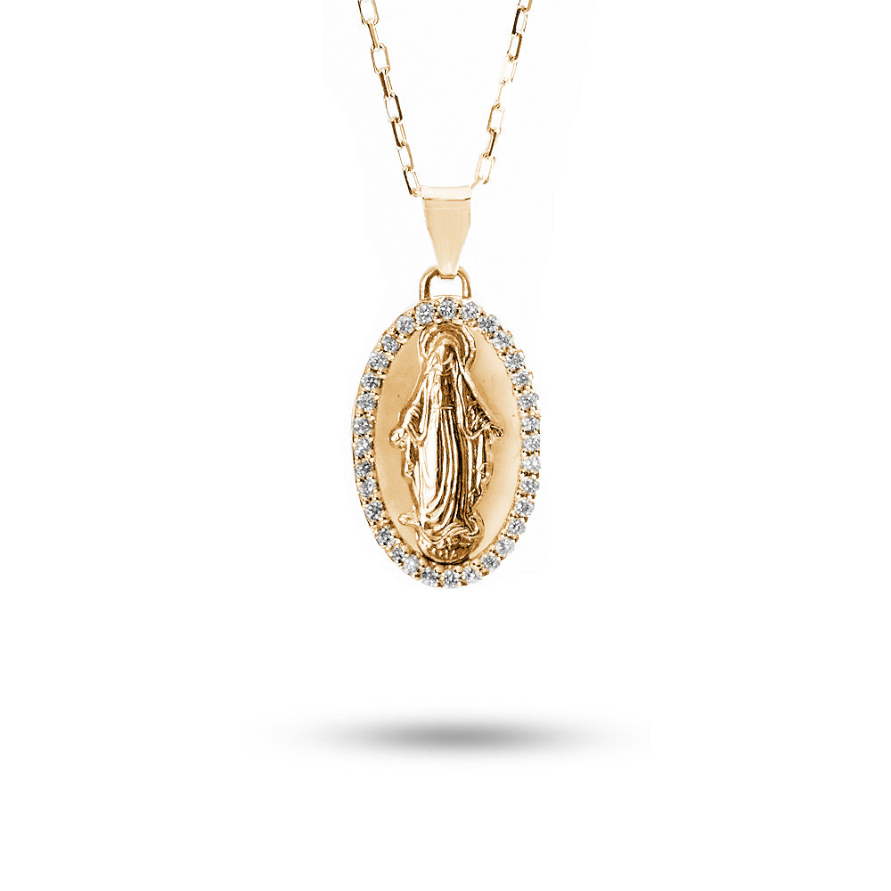 Pendente Madonna 0,16 ct
