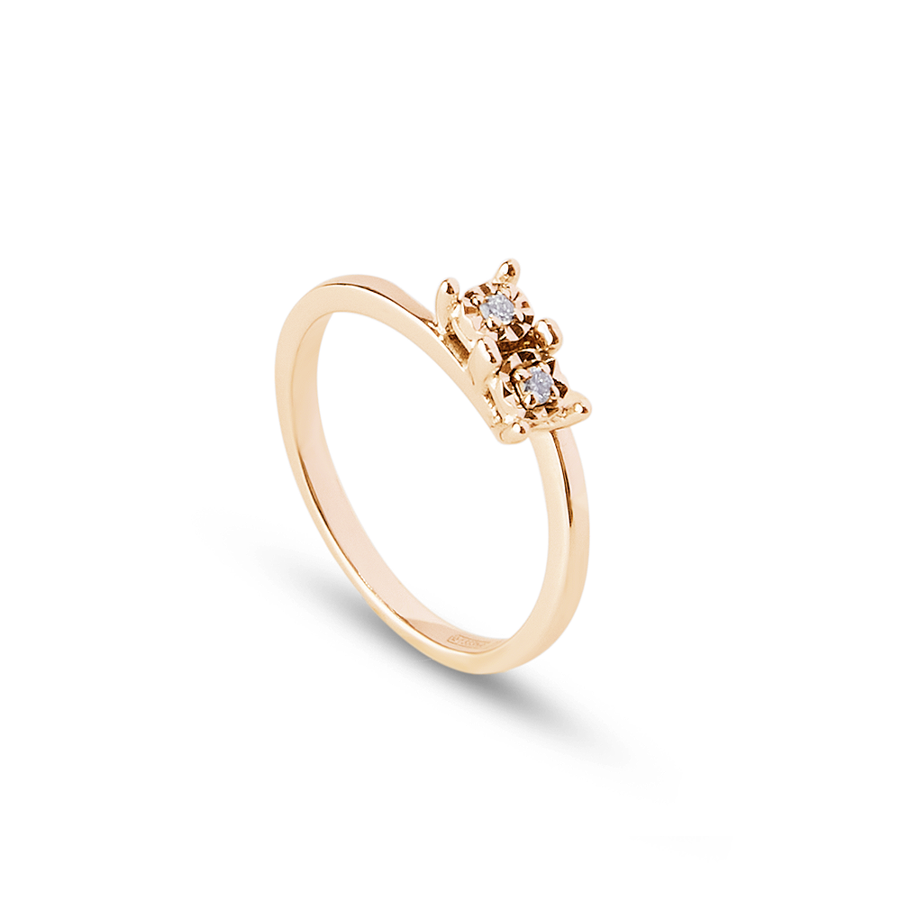 Anello Bilogy 0,038 ct