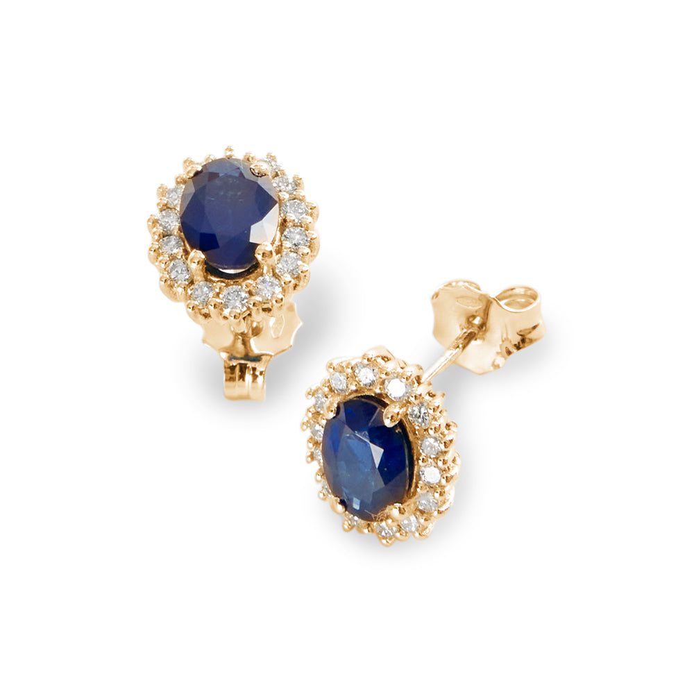 Orecchini Zaffiro Ovale Parure 2,43 ct