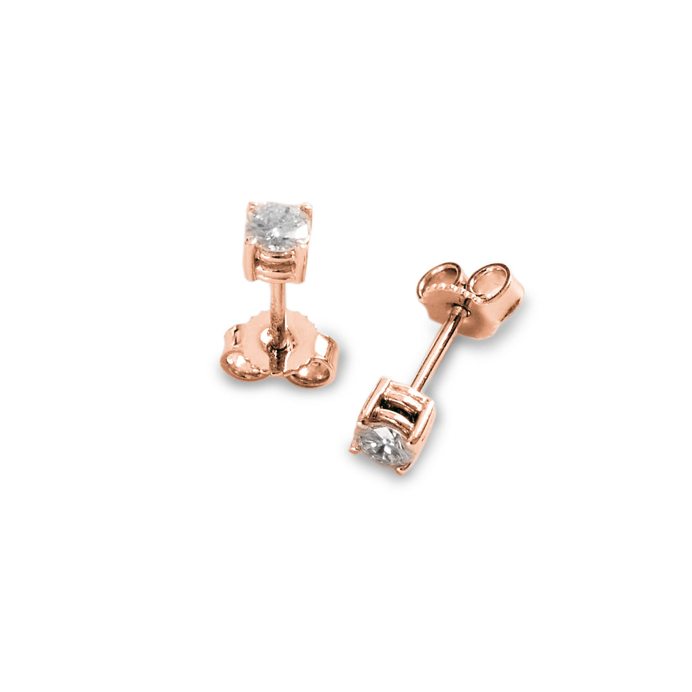 Orecchini Punto Luce a Filo parure 0,36 ct