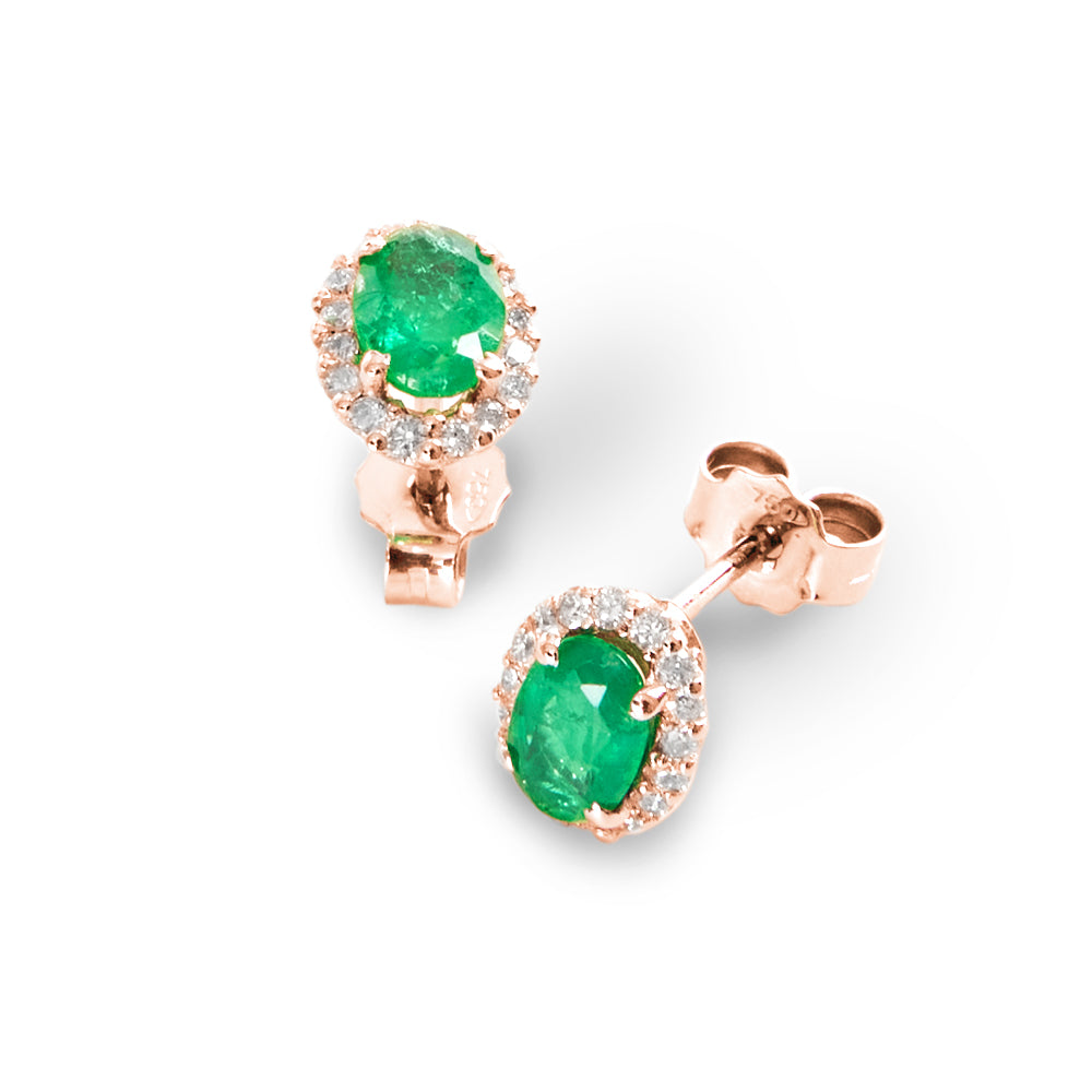 Orecchini Smeraldo Ovale Parure 1,10 ct