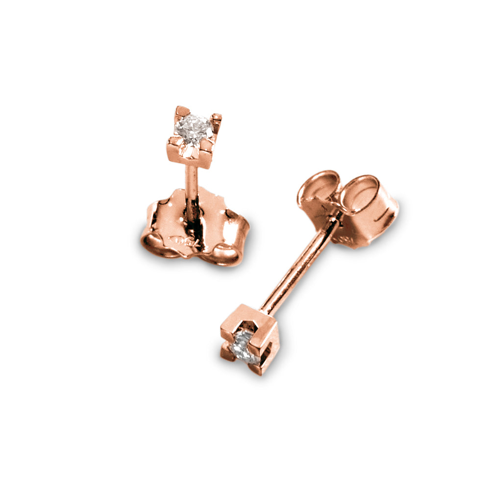 Orecchini Punto Luce Torniti Parure 0,07 ct