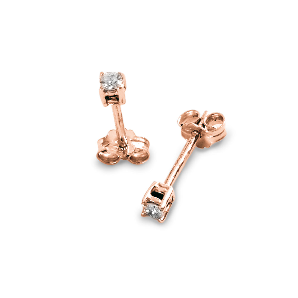 Orecchini Punto Luce a Filo parure 0,08 ct