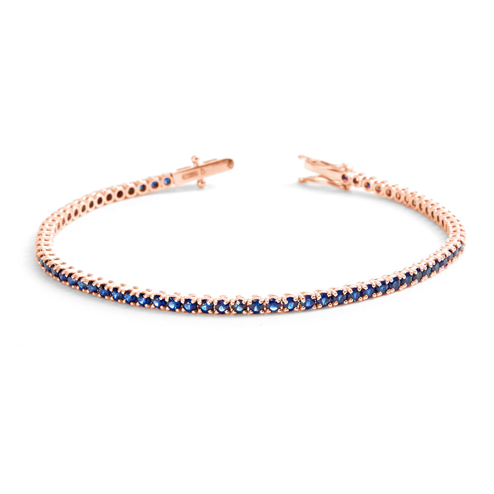 Bracciale Tennis Zaffiri 3,74 ct