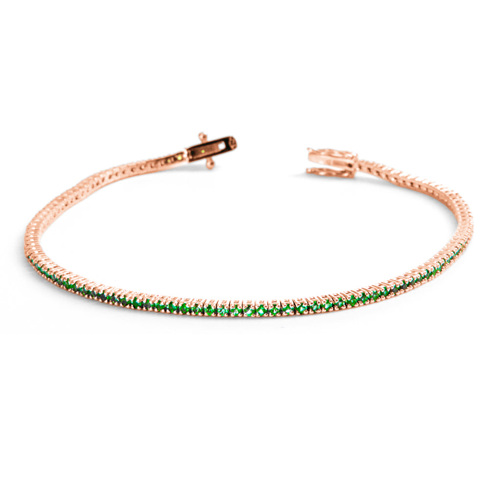 Bracciale Tennis Smeraldi 1,33 ct