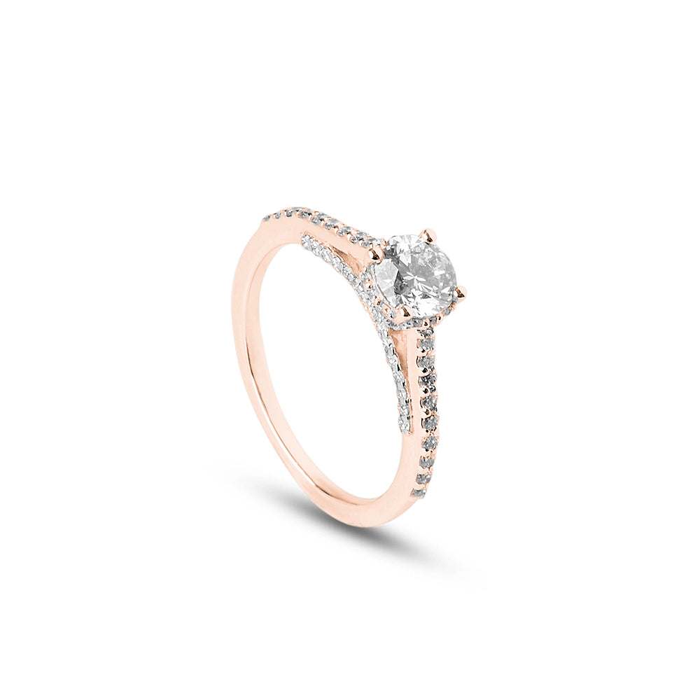 Anello Cattedrale – Oro Rosa