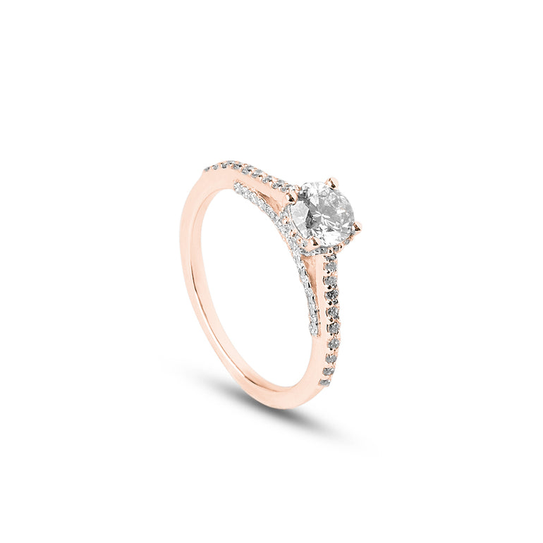Anello Cattedrale – Oro Rosa