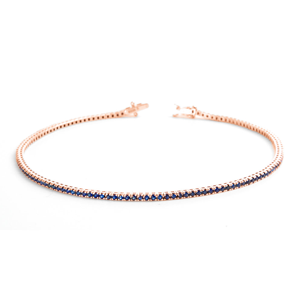 Bracciale Tennis Zaffiri 2,24 ct