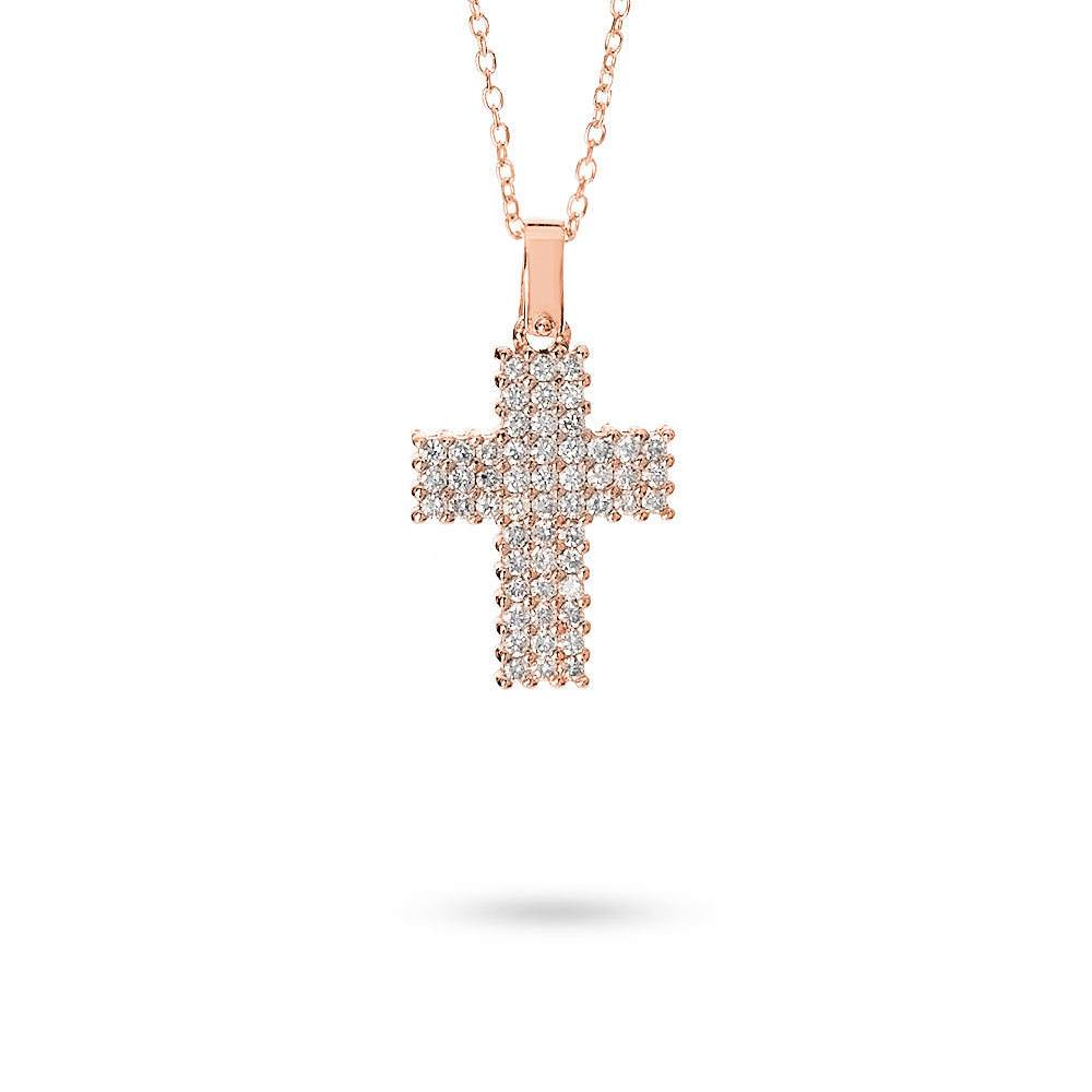 Pendente Croce 0,46 ct