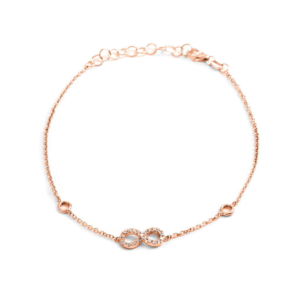 Bracciale Infinito 0,09 ct