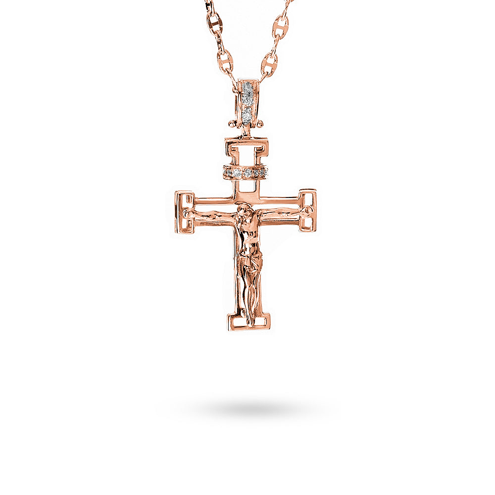 Pendente Croce grande 0,024 ct
