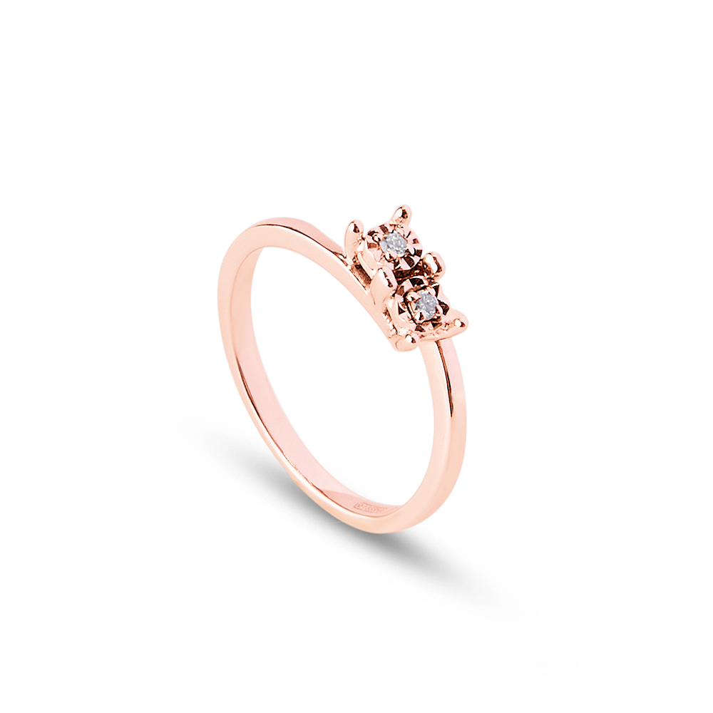 Anello Bilogy 0,038 ct