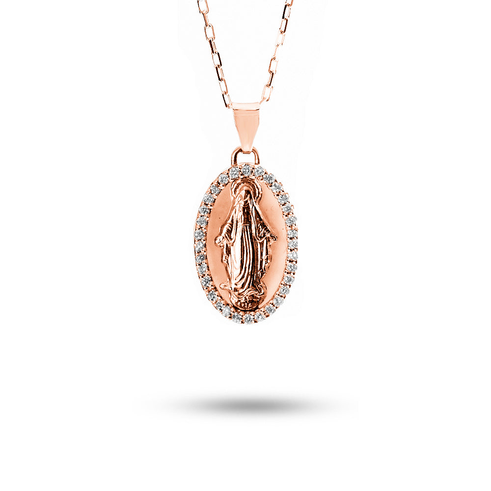Pendente Madonna 0,16 ct