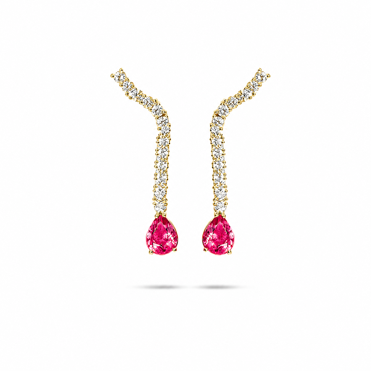 Orecchini Tormalina Goccia Parure 4,90 ct