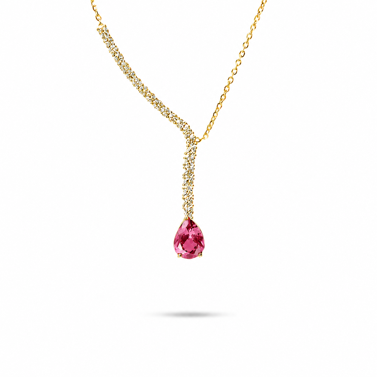 Collana Tormalina Goccia Parure 4,26 ct
